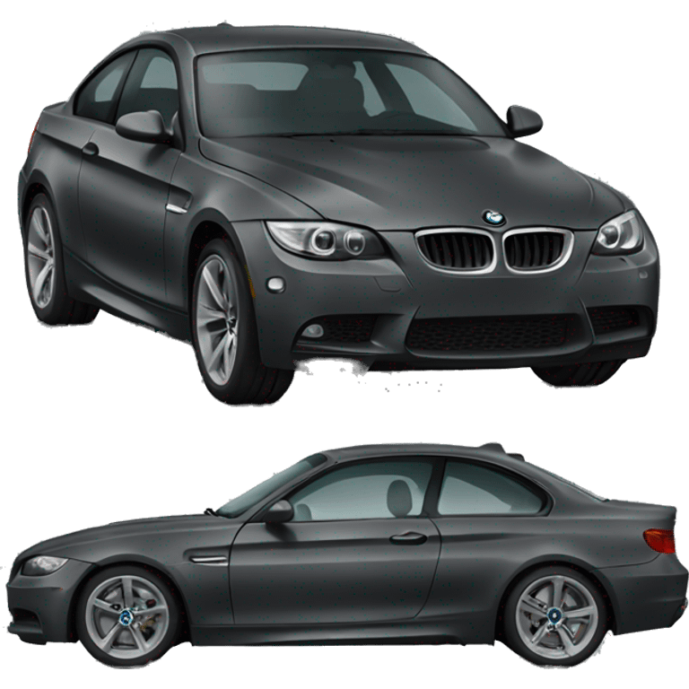 Dark grey bmw emoji