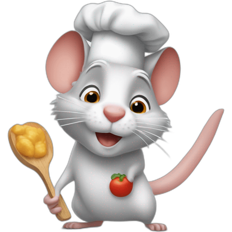 ratatouille disney avec sa toque emoji