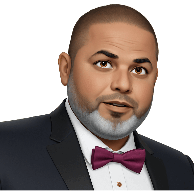 gentleman with beard and bowtie emoji