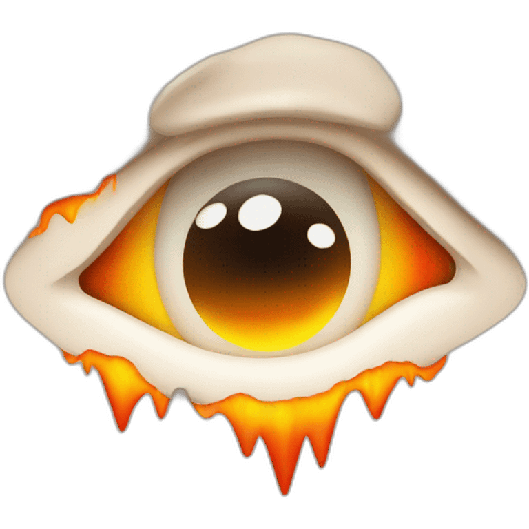 retina on fire danger emoji