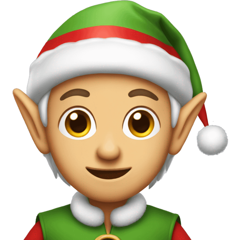 Christmas elf emoji