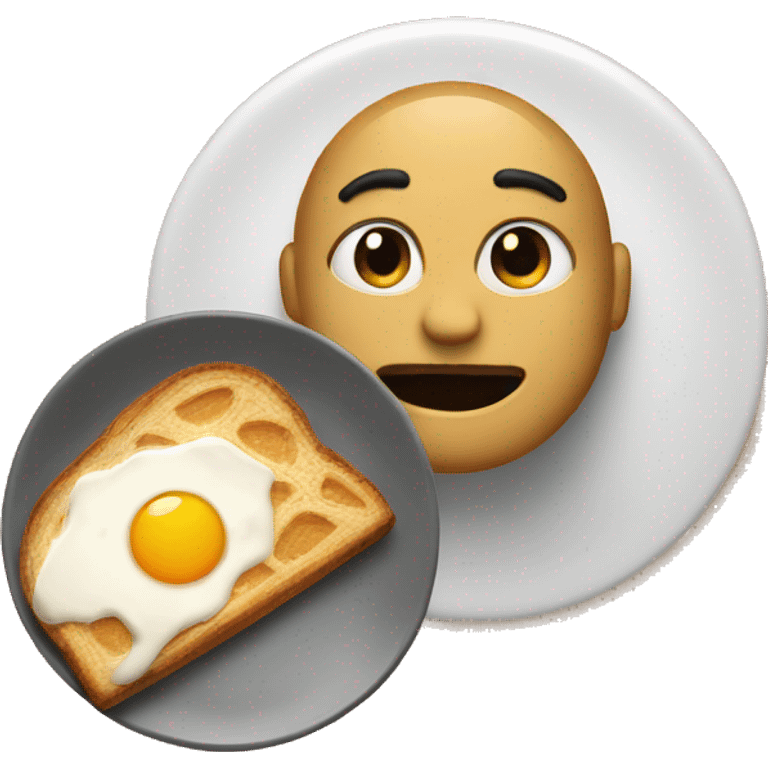 My emoji with breakfast emoji