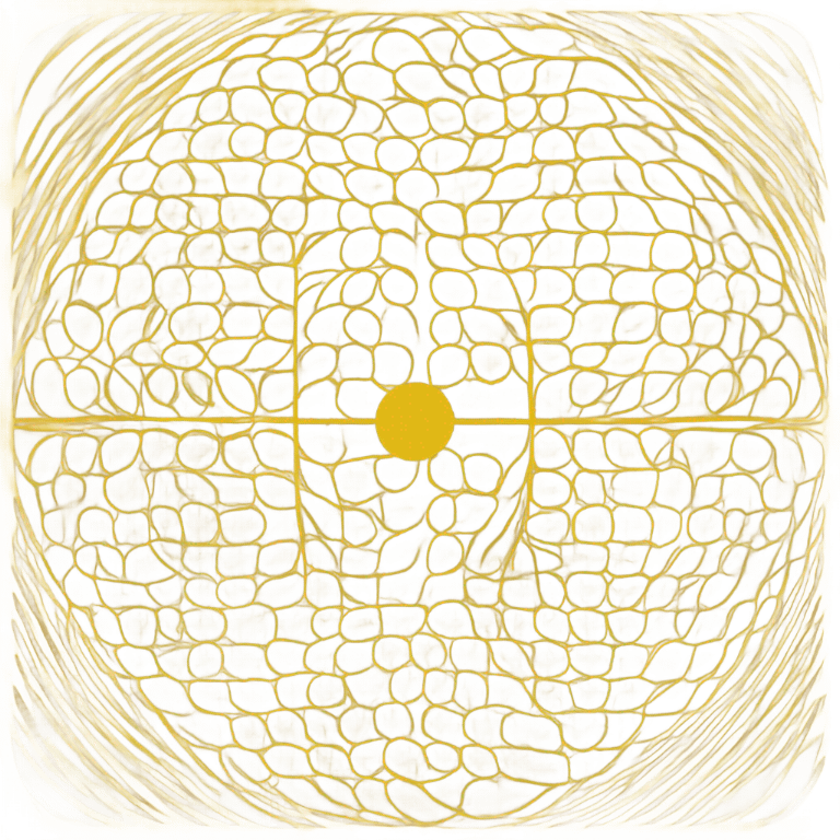 two overlapping circles in a rich yellow color (#FFD700). The circles should be identical in size and overlap by about 30-40% in the center, creating a vesica piscis shape. The design should be clean and minimal with a solid fill emoji