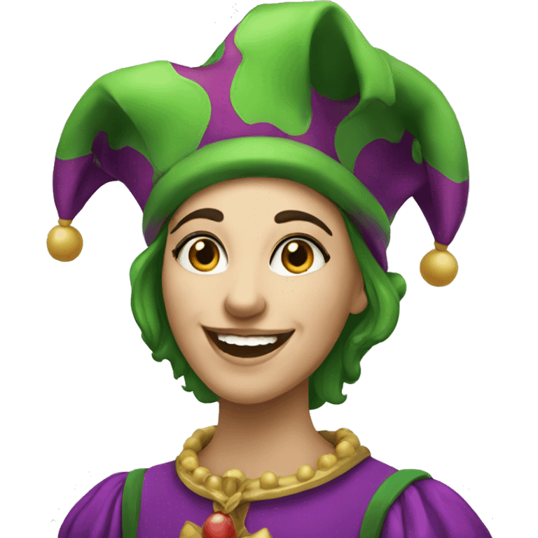 Pomni a female jester emoji