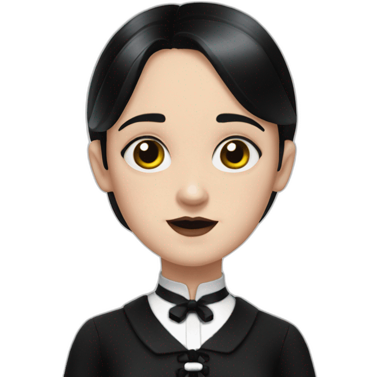 Wednesday addams emoji