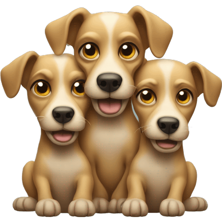 Three headed dog emoji