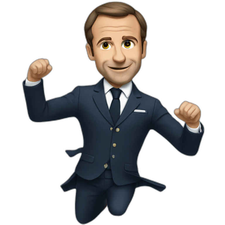 Macron qui danse emoji