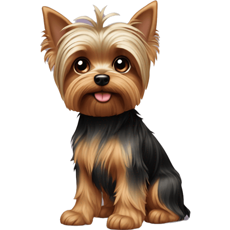 Yorkie dog emoji