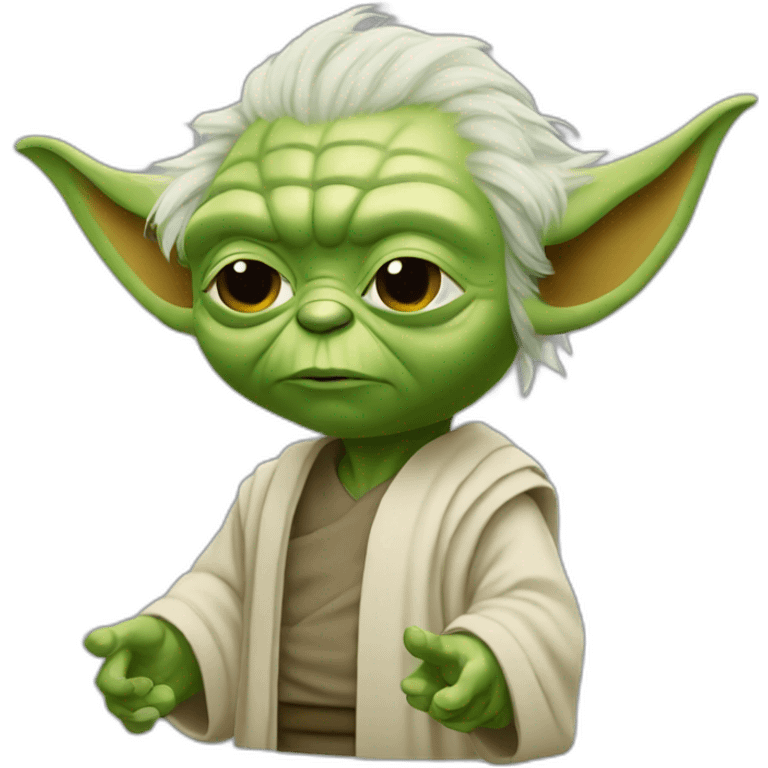 Yoda-faisant-du-tennis emoji