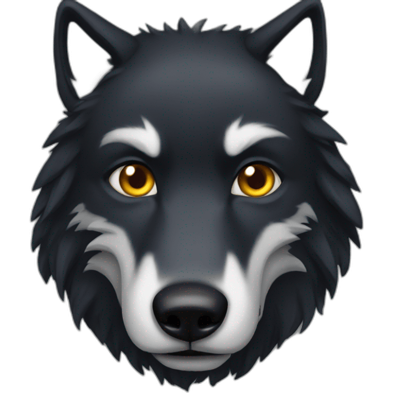 dark wolf emoji