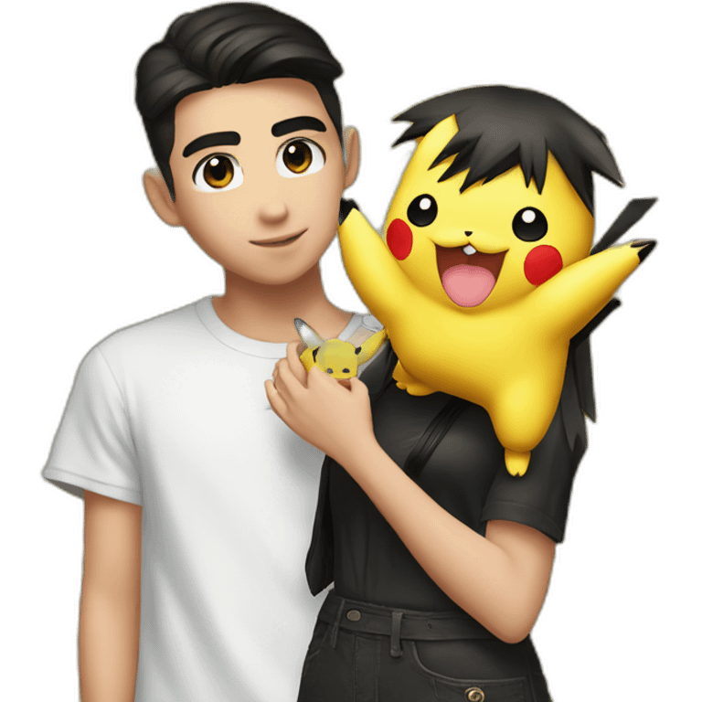 Dua lipa and pikachu emoji