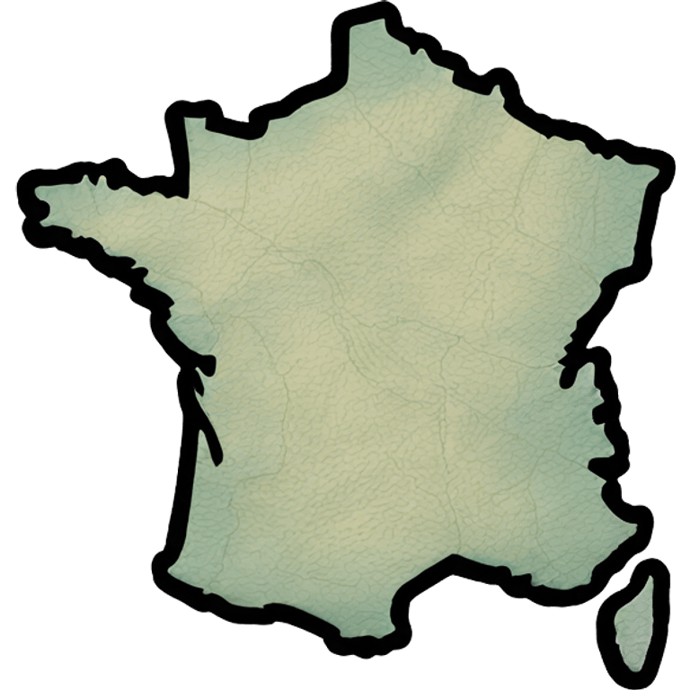 map of france outline emoji