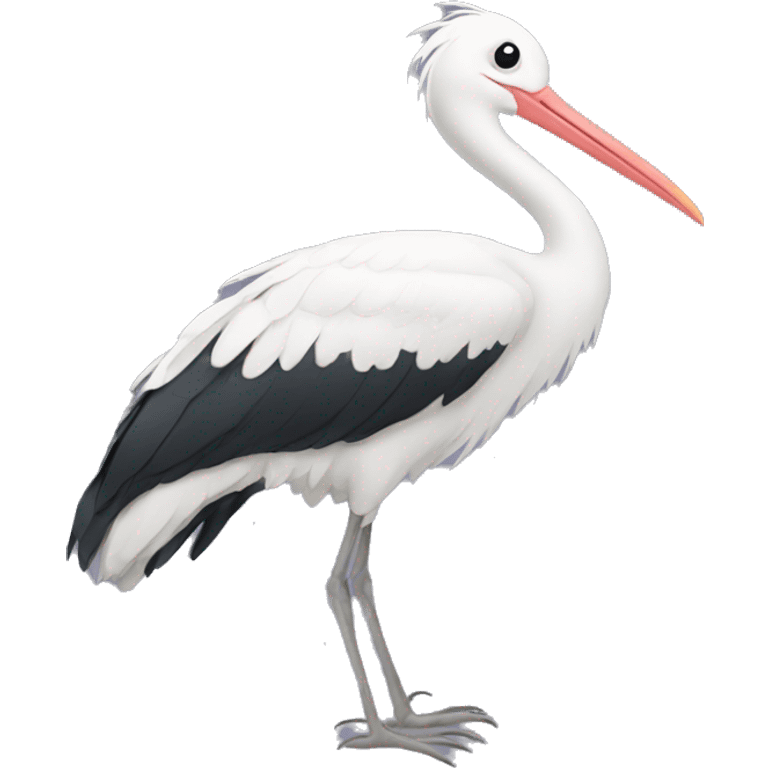 Stork  emoji