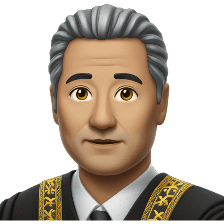 kazakhstan judge photorealistic emoji