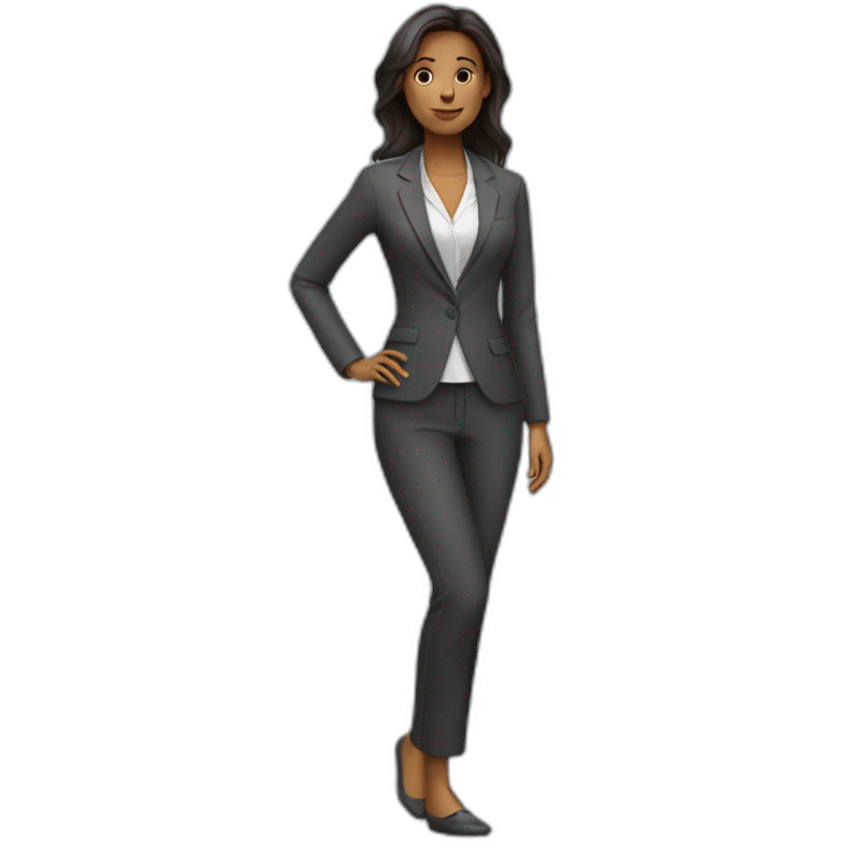 business woman casual emoji