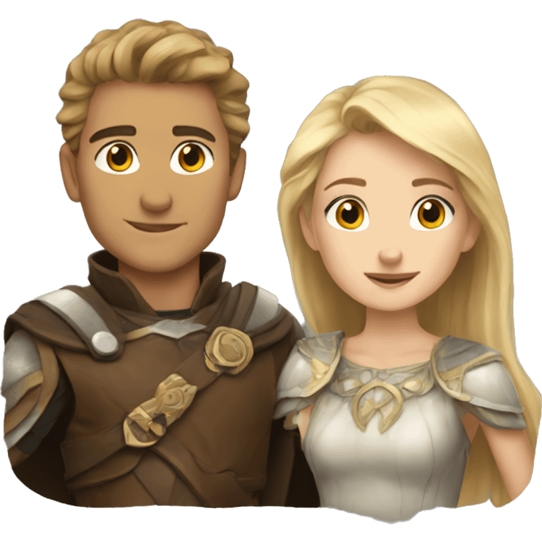 Hadrien and Lea emoji