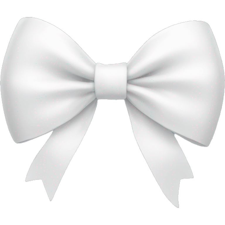 White bow emoji