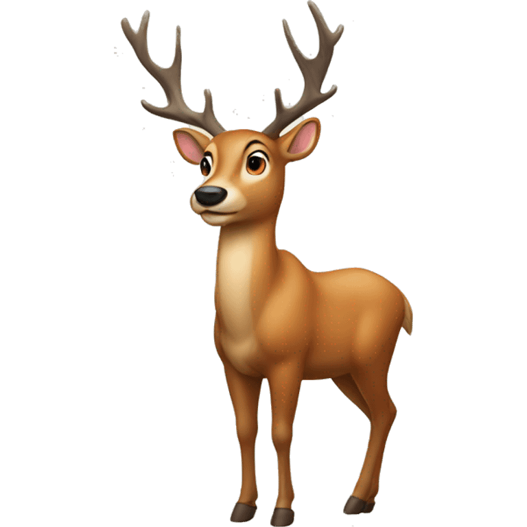 Deer with hunter emoji