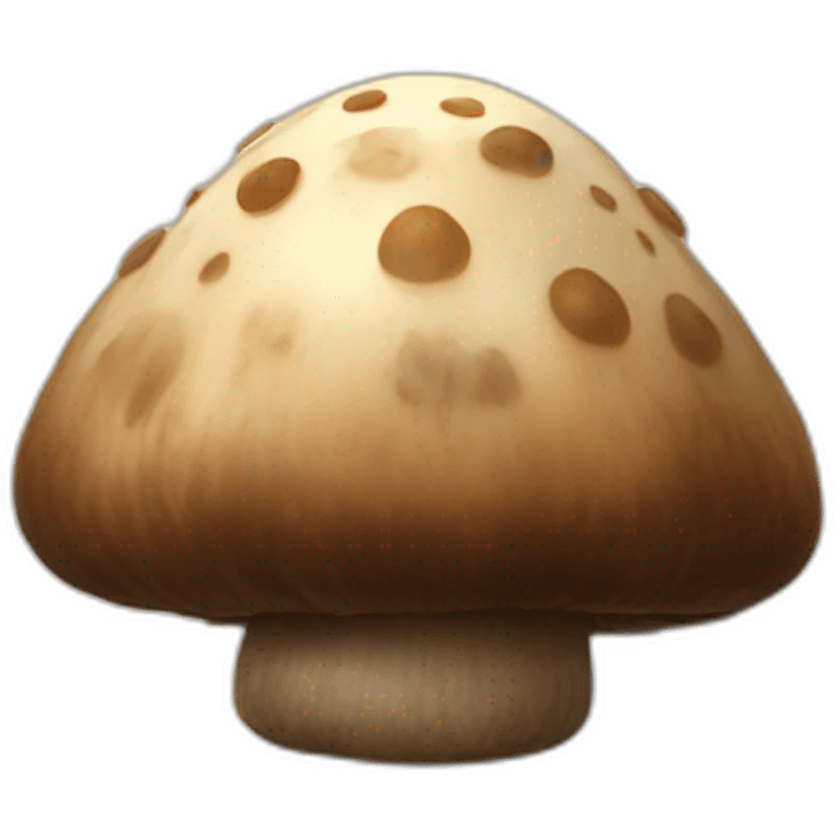 mushroom truffle emoji