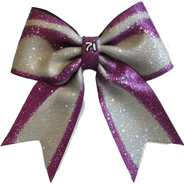 rinestone all star cheer bow  emoji