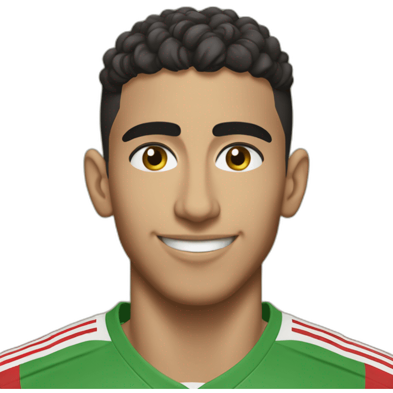 ACHRAF hakimi MAROC emoji