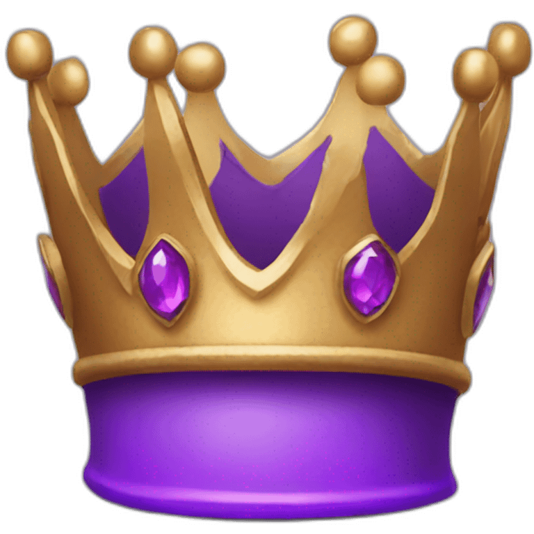 purple CROWN  emoji