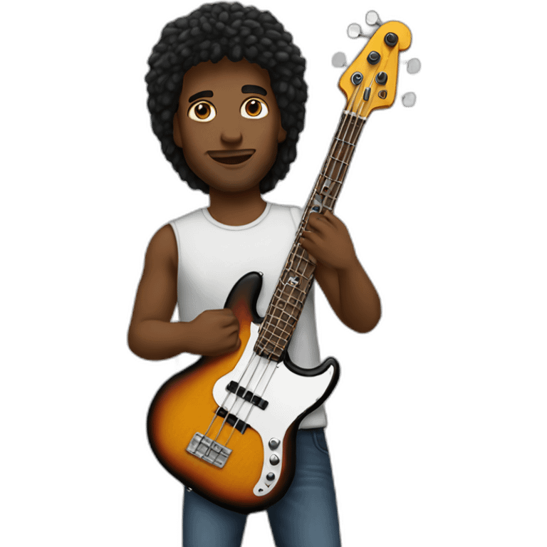 bass player emoji