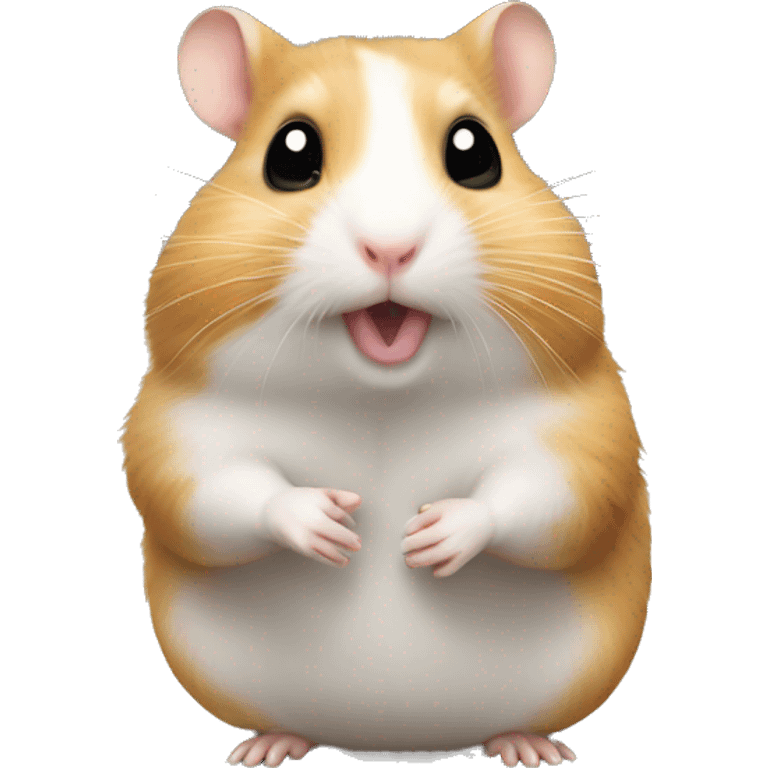 Hamster with iphone emoji