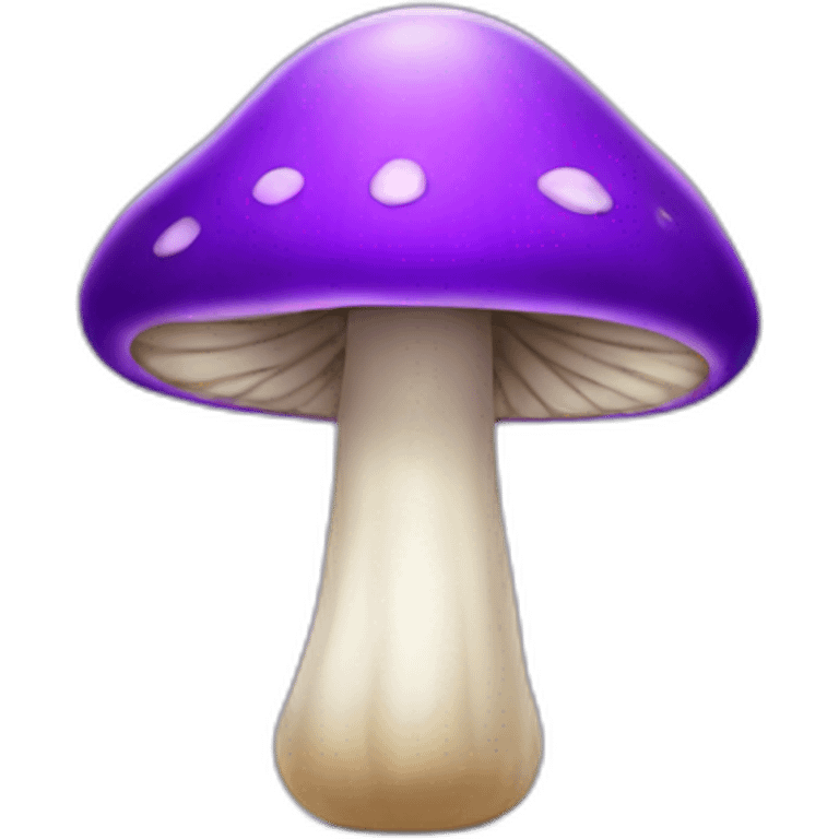 Purple mushroom emoji