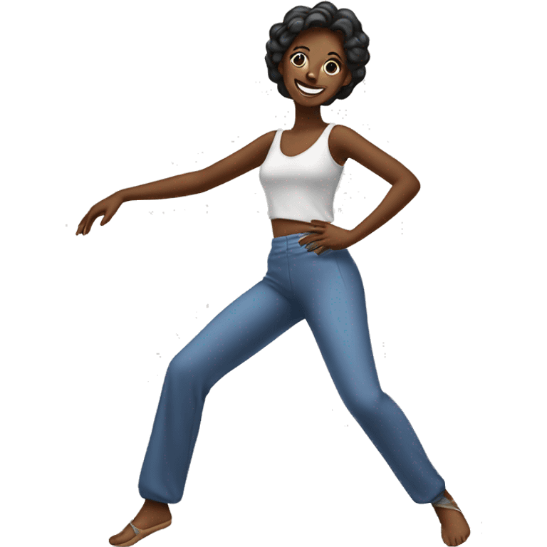 Dancing lady emoji