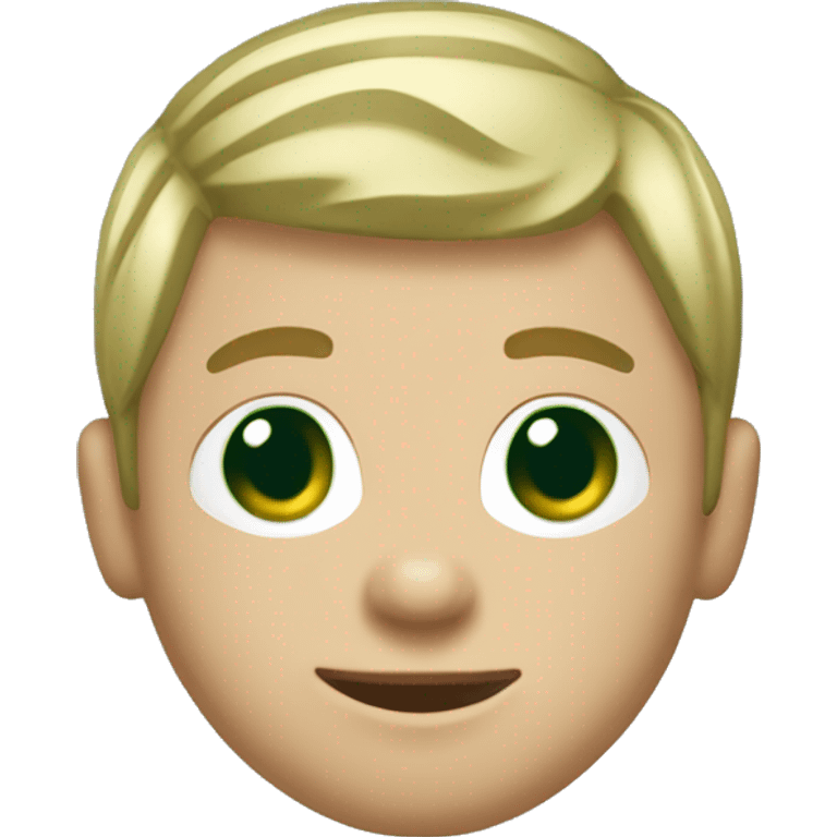 Minnesota wild hockey player boy with green jersey with short blonde hair  emoji