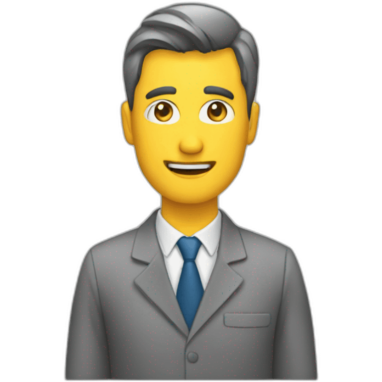 Informático trabajando emoji