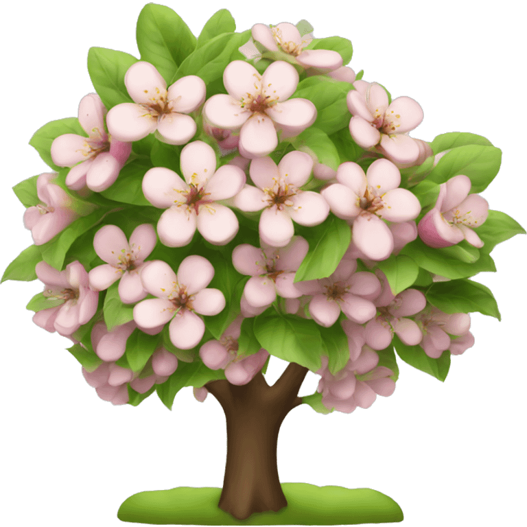 A blooming apple tree emoji