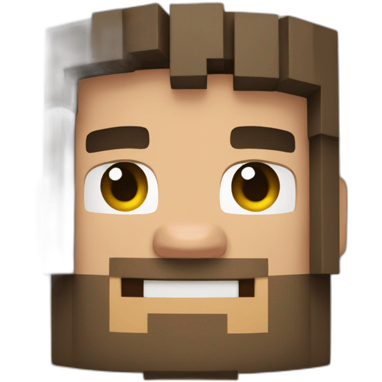 Minecraft steve emoji