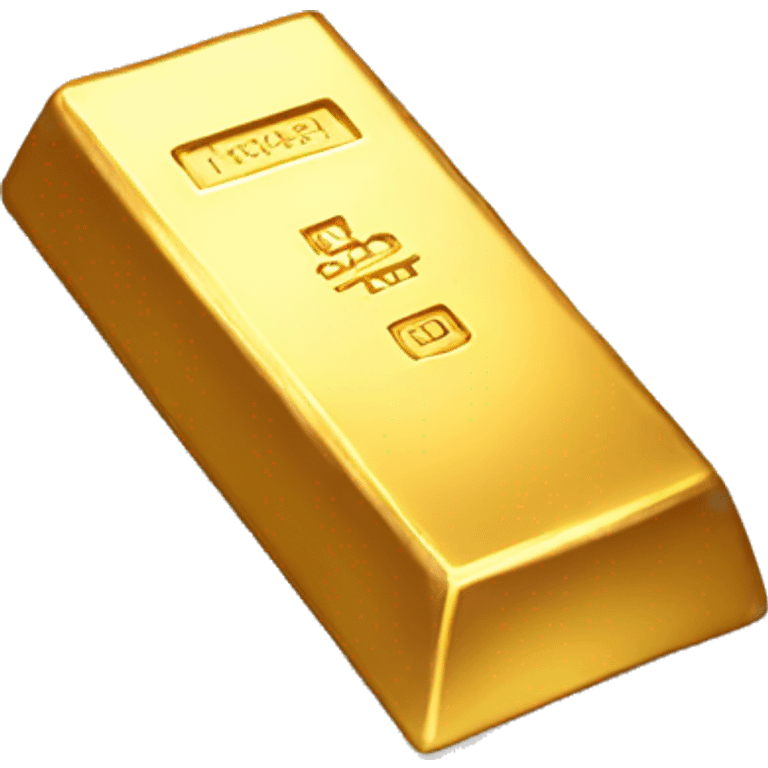 Gold bar emoji