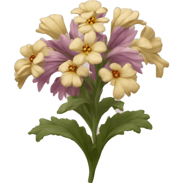 victorian flower  emoji