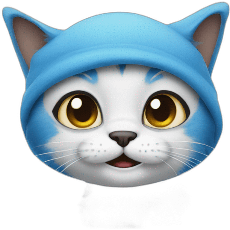 Smurf cat emoji