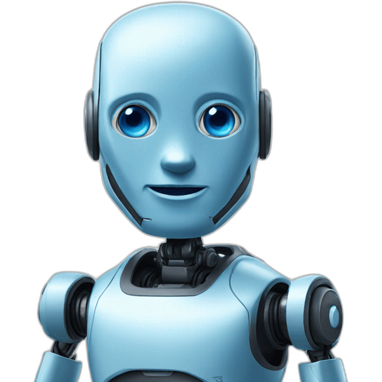 ai robot blue emoji