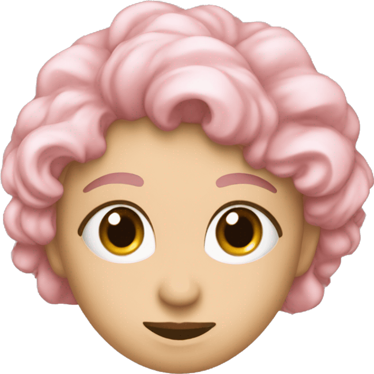 Faccina con rosa in bocca facendo l'occhiolino  emoji