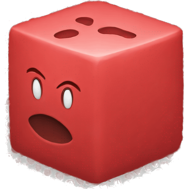 Red Block emoji