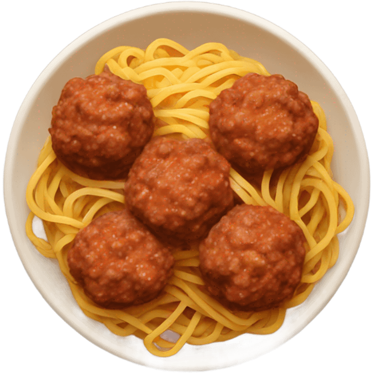 spaghetti with meatballs emoji