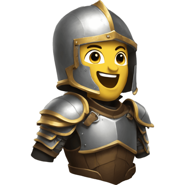 fantasy knight laughting emoji