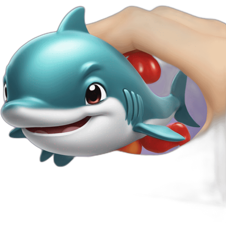 Dophin sur une bite emoji