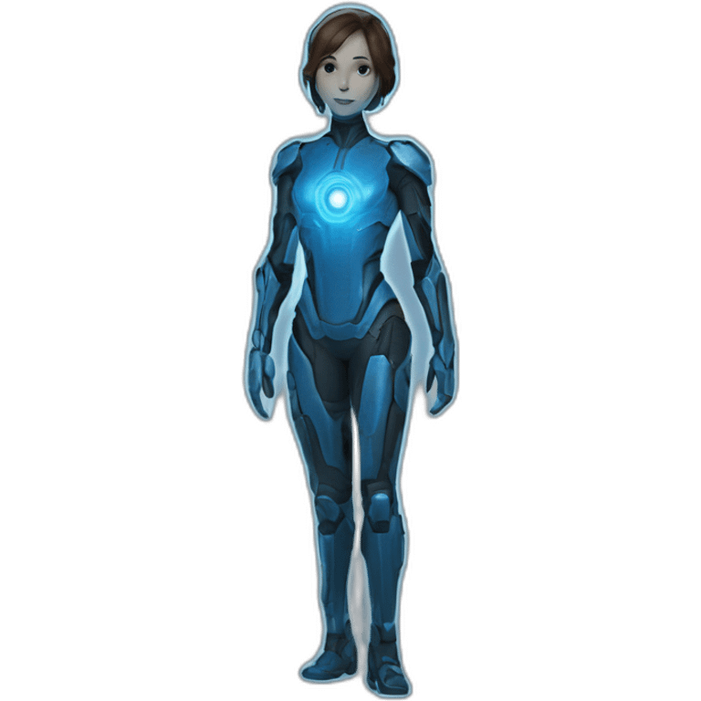 Cortana Halo 4 Holograma emoji