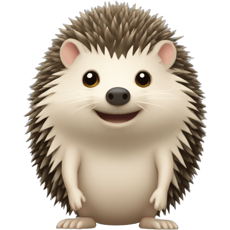 Two legged hedgehog without stings emoji