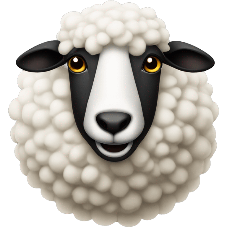 blacknose sheep emoji