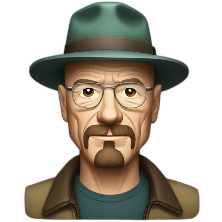 walter white with his signature hat emoji