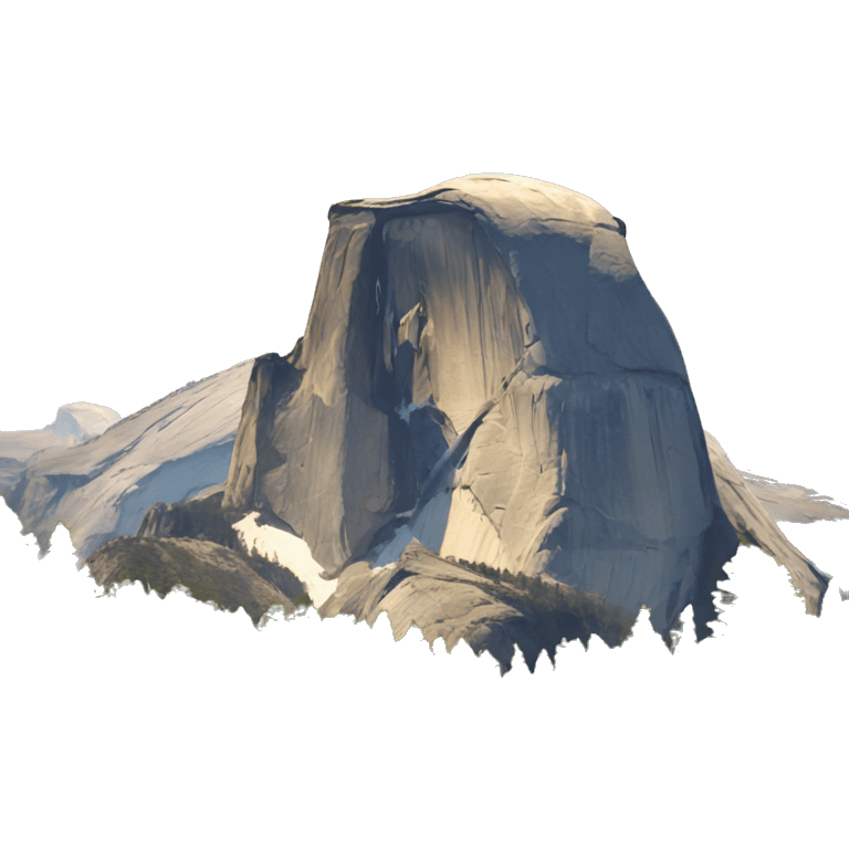 half dome emoji