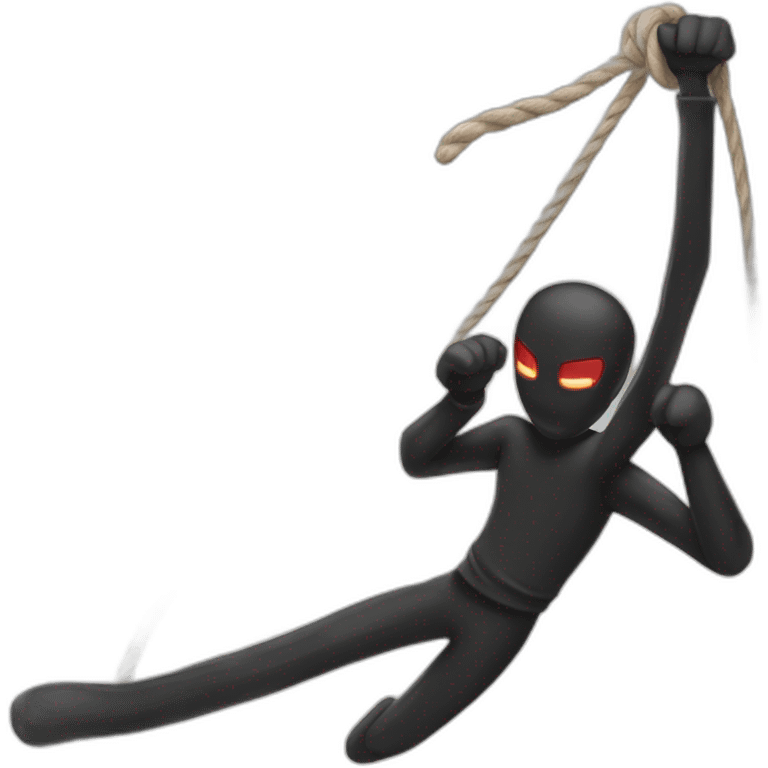 Stickman rope hero emoji