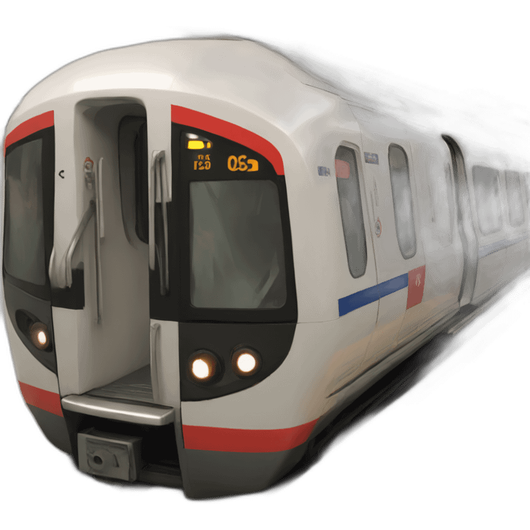 london underground train emoji